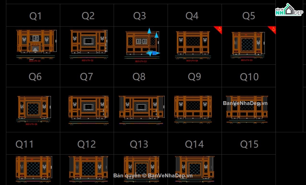 thư viện block nội thất,thư viện cad nội thất,thư viện block động