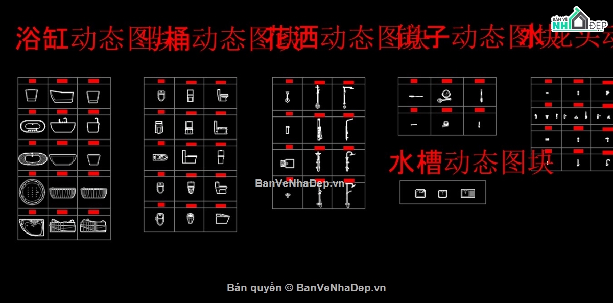 thư viện block nội thất,thư viện cad nội thất,thư viện block động