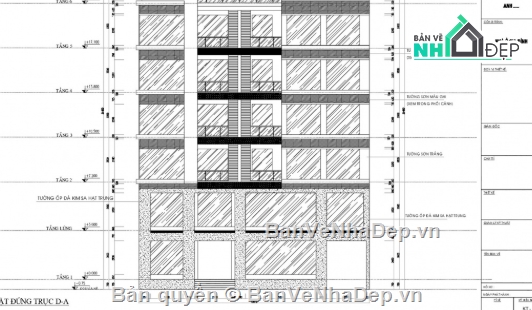 Chung cư mini,file cad chung cư,chung cư file cad,cad chung cư
