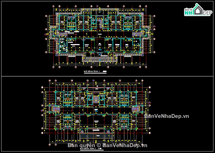 tòa nhà 7 tầng,file cad tòa nhà 7 tầng,tòa nhà 7 tầng file cad