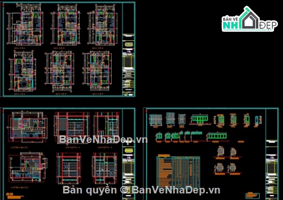 Chung cư 6 tầng,cad chung cư 6 tầng,chung cư 6 tầng file cad