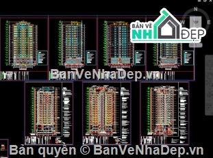 Chung cư 16 tầng,cad chung cư 16 tầng,chung cư 16 tầng cad