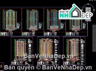 Chung cư 16 tầng,cad chung cư 16 tầng,chung cư 16 tầng cad
