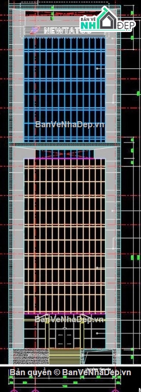 tòa văn phòng NEWTASCO,file cad tòa nhà NEWTASCO,tòa văn phòng file cad