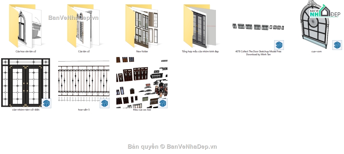 cửa đi,cửa sổ,Tổng hợp cửa đi,sketchup bộ cửa,cửa đi 1 cánh,sketchup cửa sổ đẹp