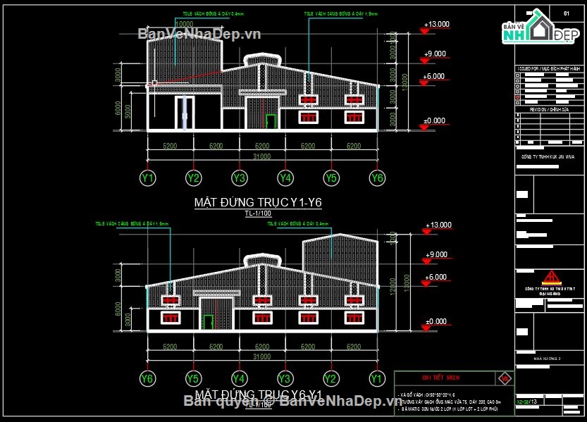 bản vẽ nhà xưởng,bản vẽ cad nhà xưởng,mẫu nhà xưởng autocad,nhà xưởng autocad,autocad nhà xưởng,xưởng 45x100m và 31x93m
