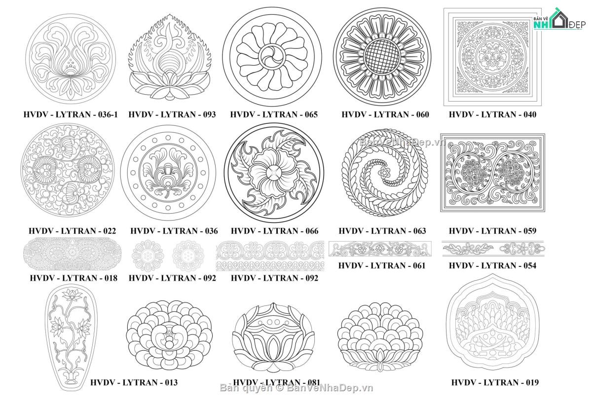 thư viện Autocad,thư viện cad,hoa văn,thư viện hoa văn