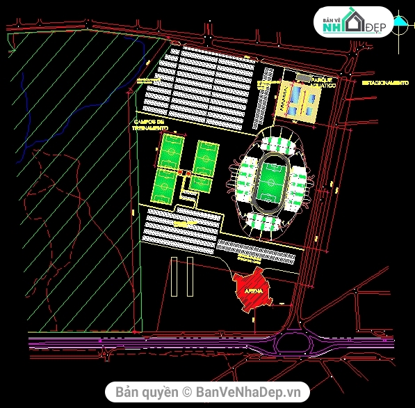 sân vận động,bản vẽ khu thể thao,mẫu sân vận động đẹp,Bản vẽ sân vận động,sân thể thao