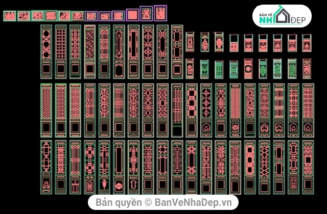 thư viện cad,chi tiết họa tiết,Các loại hoa văn,Chi tiết điêu khắc