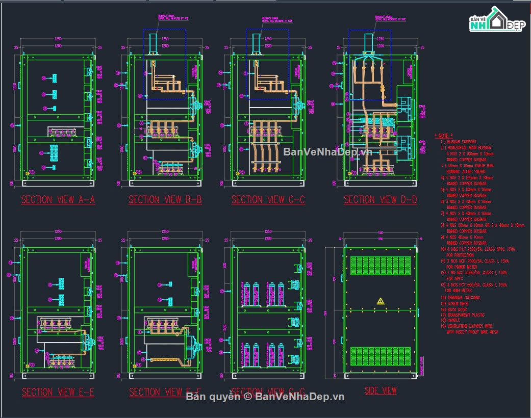 tủ msb,tủ điện tòa nhà,bản vẽ cad tủ điện công nghiệp,bản vẽ thiết kế tủ điện,tủ điện tổng,bản vẽ tủ điện msb