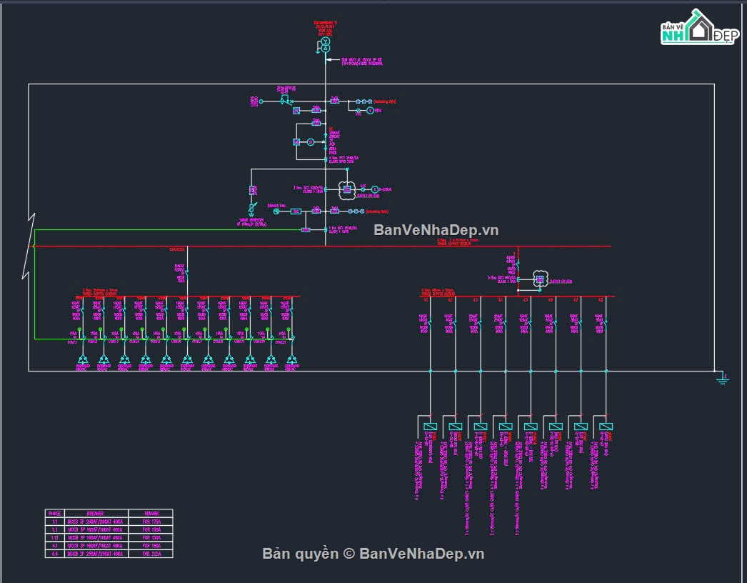 tủ msb,tủ điện tòa nhà,bản vẽ cad tủ điện công nghiệp,bản vẽ thiết kế tủ điện,tủ điện tổng,bản vẽ tủ điện msb