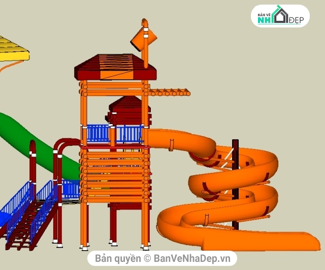 Thư viện sketchup đồ chơi,tổng hợp mẫu đồ chơi,thư viện vật dụng sân chơi thiếu nhi,bản vẻ sketchup 2016 thư viện