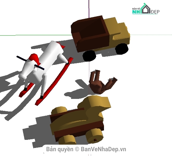 Thư viện sketchup đồ chơi,tổng hợp mẫu đồ chơi,thư viện vật dụng sân chơi thiếu nhi,bản vẻ sketchup 2016 thư viện