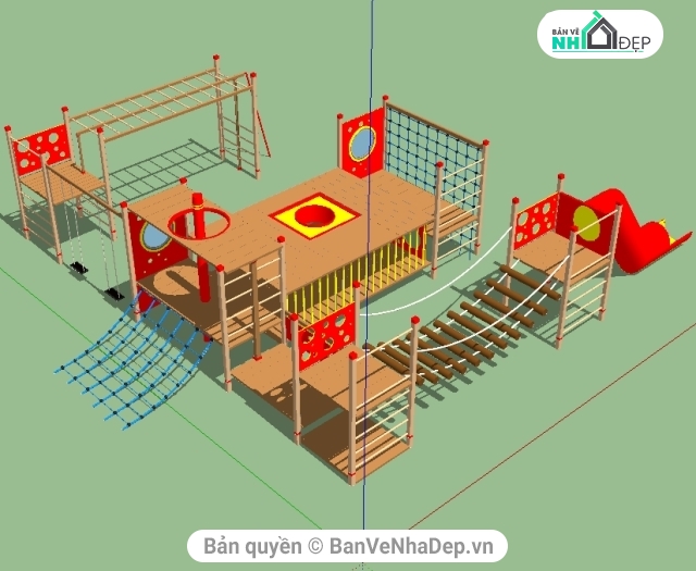 Thư viện sketchup đồ chơi,tổng hợp mẫu đồ chơi,thư viện vật dụng sân chơi thiếu nhi,bản vẻ sketchup 2016 thư viện