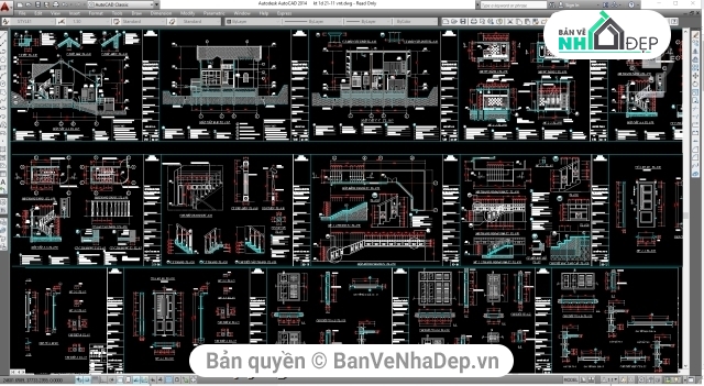 mẫu biệt thự,Biệt thự 1.5 tầng 9.7x11.5m,biệt thự phố núi,bản vẽ biệt thự 1.5 tầng,thiết kế biệt thự 1.5 tầng