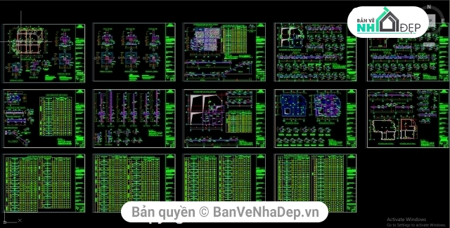 mẫu biệt thự,Biệt thự 1.5 tầng 9.7x11.5m,biệt thự phố núi,bản vẽ biệt thự 1.5 tầng,thiết kế biệt thự 1.5 tầng