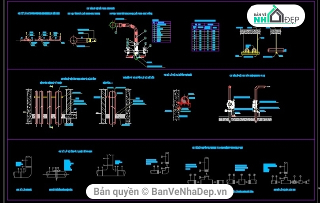 bản vẽ hệ thống PCCC,hệ thống PCCC trung thương mại,thiết kế hệ thống PCCC