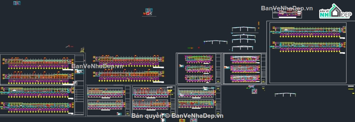 bản vẽ nhà xưởng,kết cấu nhà xưởng,kiến trúc nhà xưởng,bản vẽ xây dựng nhà xưởng