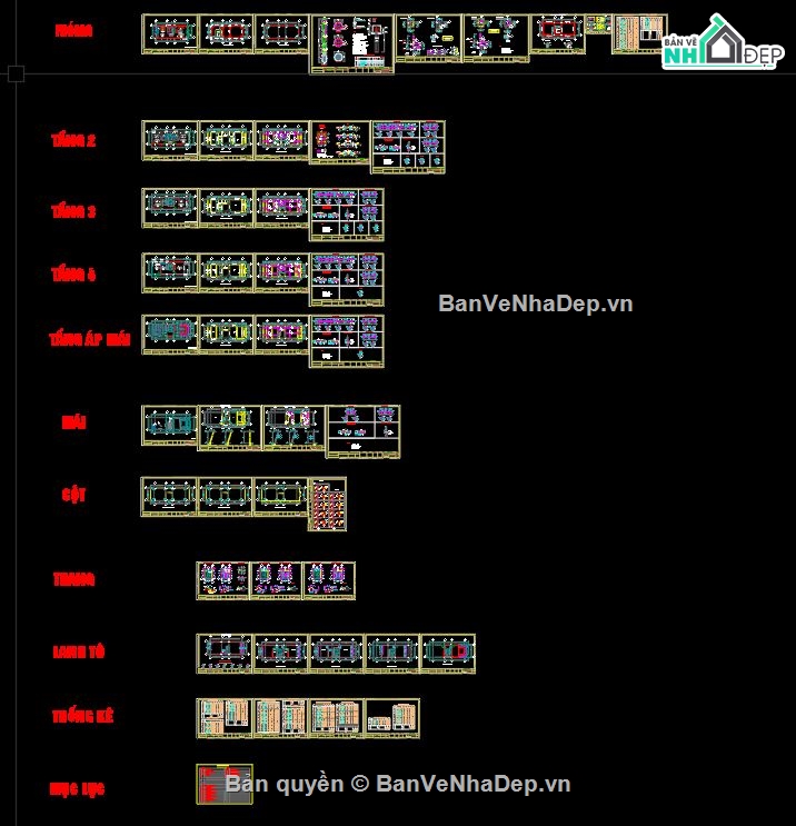 nhà phố 4 tầng,file cad nhà phố 4 tầng,mẫu nhà phố 4 tầng,mặt bằng 4.9x12m