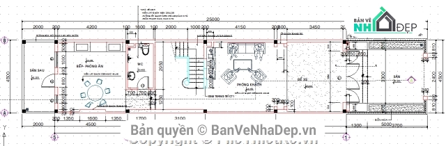 nhà liền kề 3 tầng,bản vẽ nhà phố liền kề,mặt tiền 4.5,bản vẽ nhà liền kề 3 tầng,nhà 3 tầng 4.5x18.3m