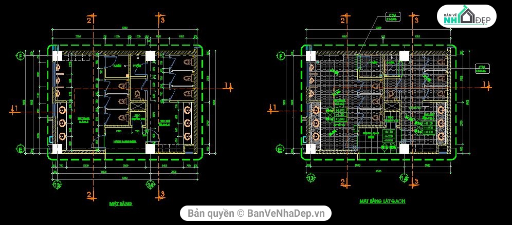 5 bản vẽ Full Kiến Trúc, Kết Cấu, Điện Nước văn phòng download nhiều nhất 2019