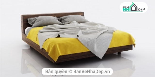 thiết kế giường đẹp,giường ngủ Sketchup,skp giường ngủ,mẫu giường ngủ