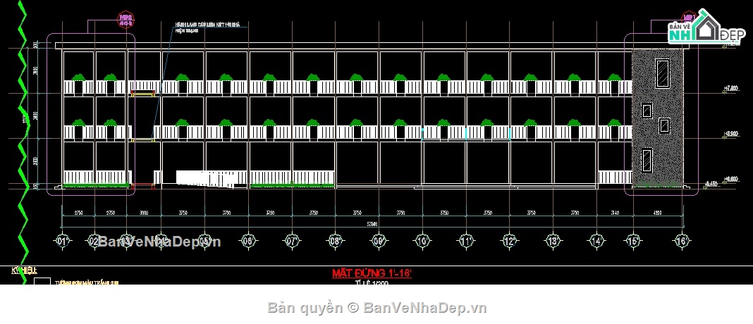 bản vẽ trường học,xây dựng dân dụng,sau thẩm định
