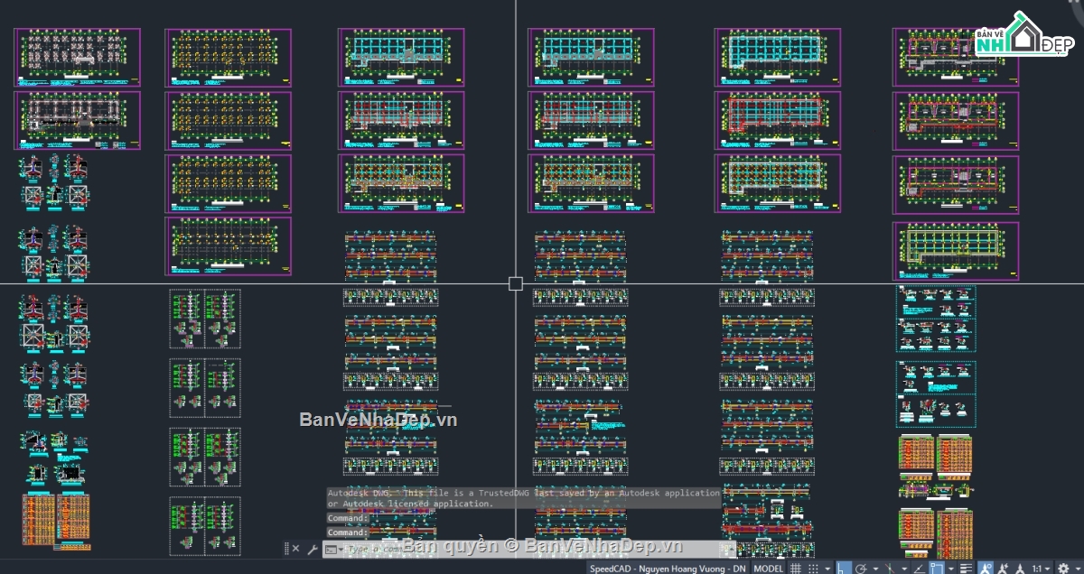 Trường học với quy mô 360 học sinh,Trường học 03 tầng,trường học file cad