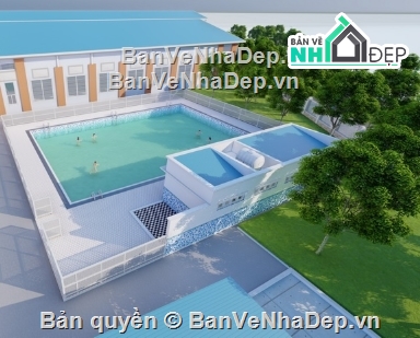 trường học,file cad trường học,trường học file cad