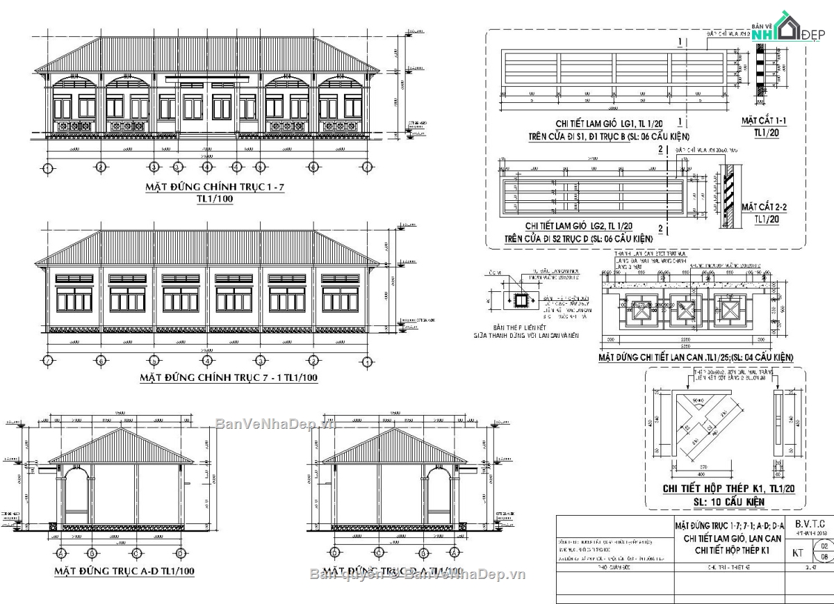 Bản vẽ trường tiểu học,Bản vẽ trường tiểu học An Phước,Bản vẽ trường tiểu học đẹp