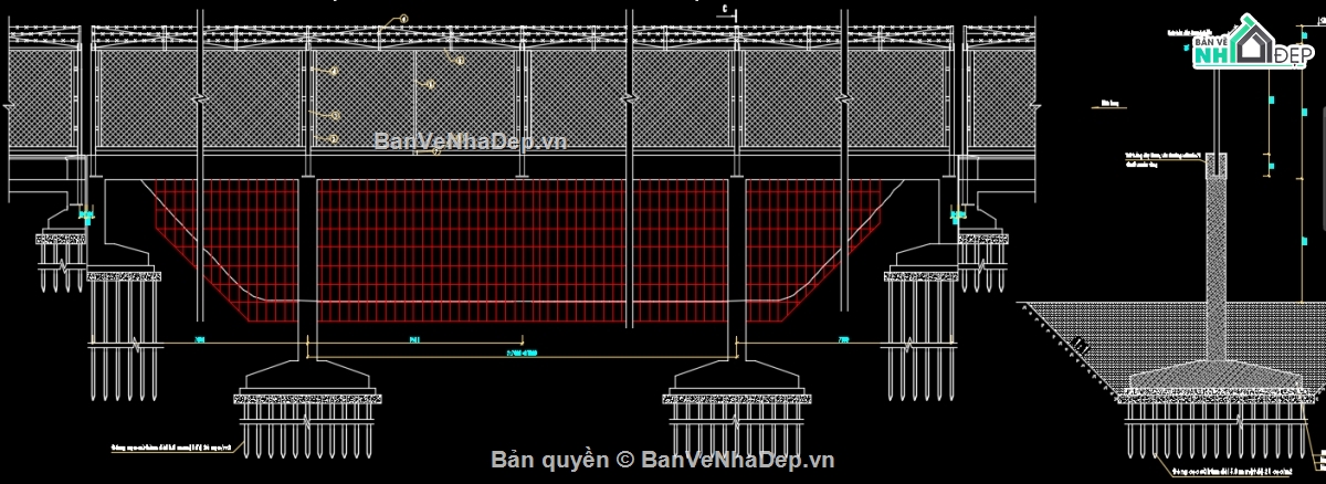 hàng rào sắt,hàng rào lưới thép,hàng rào tôn sóng,hàng rào qua nền đất yếu,hàng rào,hàng rào qua mương