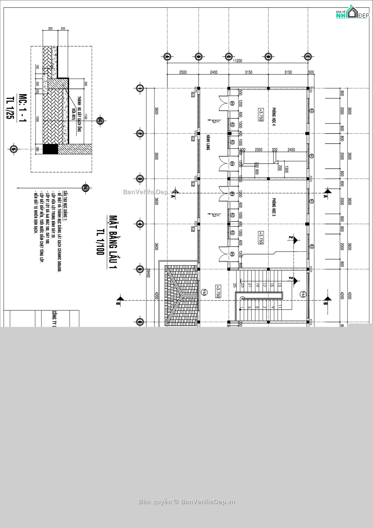 phòng học trường tiểu học,phòng học trường THCS,xây dựng 6 phòng học,Xây dựng 6 phòng học lầu trường TH&THCS,khối 6 phòng học lầu,phòng học lầu